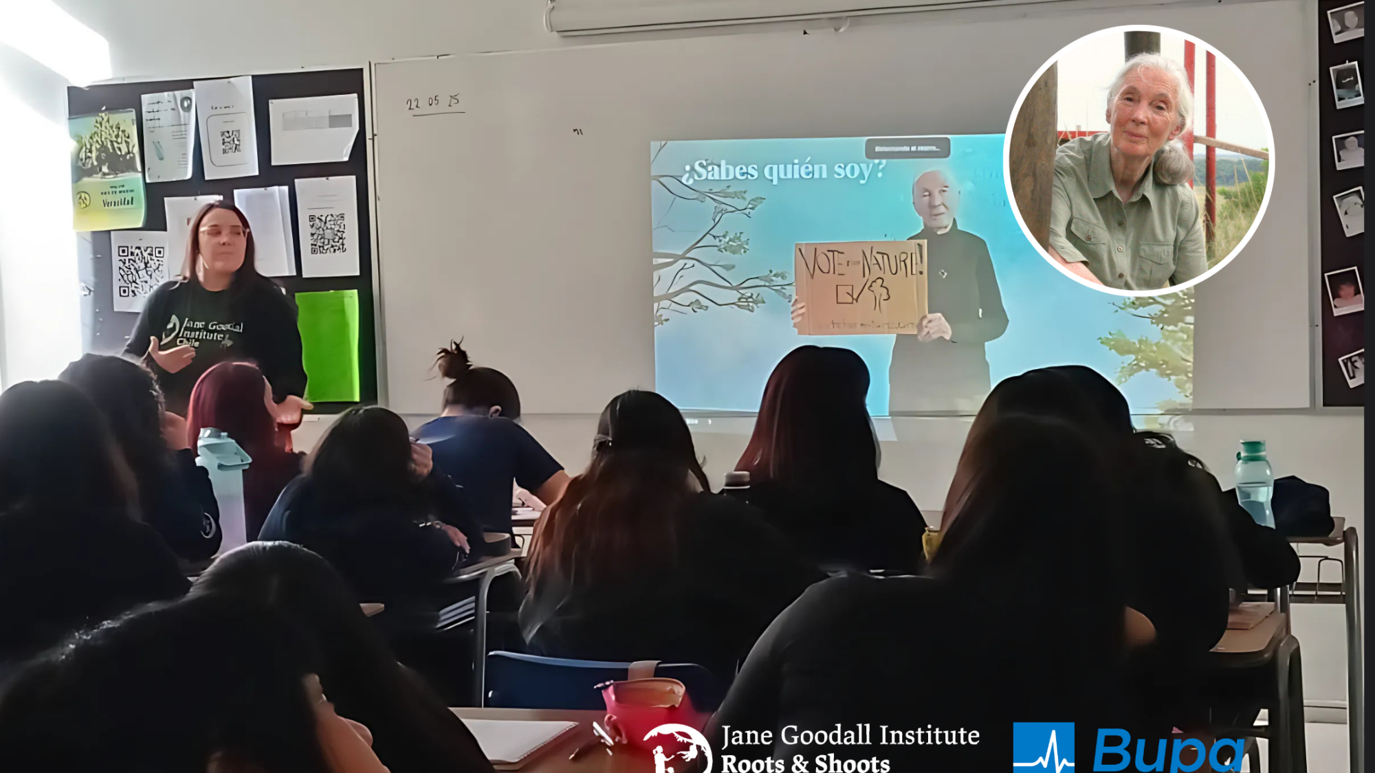 Del aula a un futuro sostenible: Más de un CENTENAR DE JÓVENES conoció el LEGADO de JANE GOODALL en Chile y el mundo